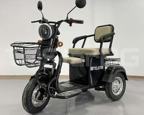 Електрическа триколка 1+1 TS-750++ 48V 1500W Нов модел 2025