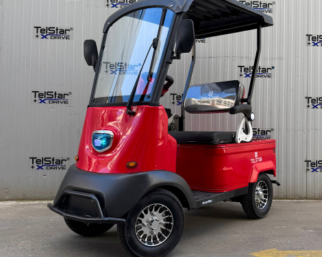 Електрическа четириколка GOLF-2 72V 23Ah 2-местна с покрив