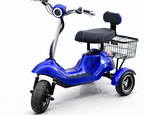 Eлектрическа триколка TS 350-1+ 48V 500W с двойна седалка с облегалка