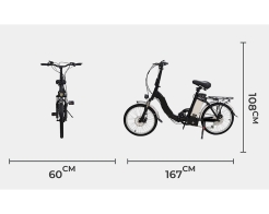 Сгъваем градски електрически велосипед E- BIKE PONY TELSTAR-010 2025 снимка 150