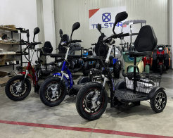 Електрическа триколка с равна платформа задно предаване TS 200.3 48V 1200W снимка 255