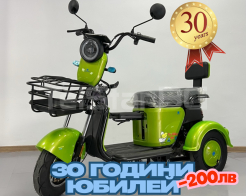 Електрическа триколка 2+1 750.2 Тип VESPA STYLE с диференциал Нов модел снимка 130