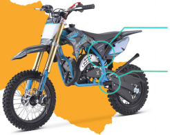 Детски кросов мотор MXR 70CC Нов модел / DIRT BIKE с добавена функция 