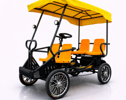 Електрическа рикша с педали Tourist-4 23Ah без регистрация снимка 253